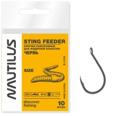 Крючок Nautilus Feeder Hook Червь №6 R 1134