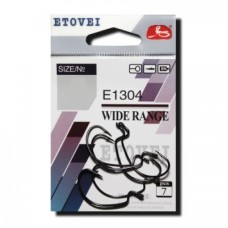Крючки Etovei Wide Range E1304 №2/0 (оффсетный)