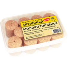 Гидропланктон Активный Топленое молоко 80г х11шт (контейнер)