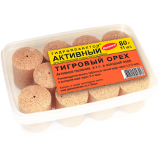 Гидропланктон Активный Тигровый орех 80г х11шт (контейнер)