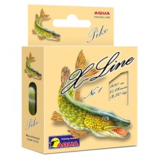 Леска AQUA X-LINE PIKE (ЩУКА) 100м 0,25мм