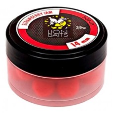 Бойлы Lion Baits PopUp 14 мм Strawberry Jem