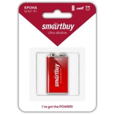 Батарейка КРОНА Smartbuy Ultra alkaline (в блистере)