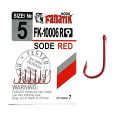 Крючки FANATIK SODE RED №4