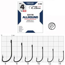 Крючок Cobra Allround CA116 №10