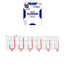 Крючок Cobra Allround CA120 №14 красные