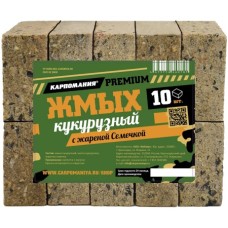 Жмых кукурузный-кубики Premium Жареная Семечка "Карпомания"