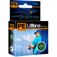 Плетеный шнур PE Ultra Spin Dark Green 135м 0,16мм