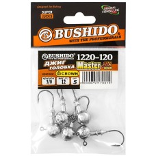 Джиг-головка BUSHIDO 12гр крючок №2/0 (шар)